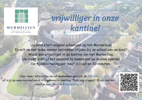 kantine vrijwilliger